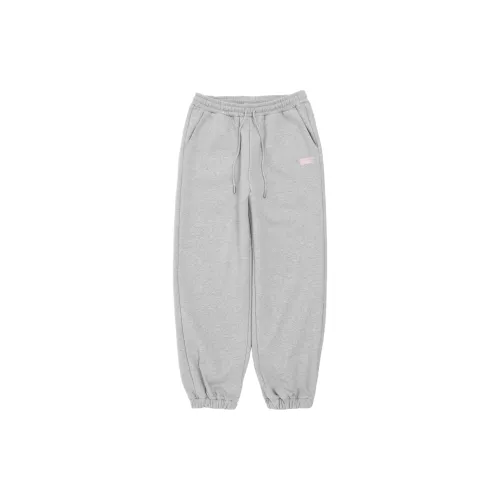 Nerdy Knitted Sweatpants Unisex Gray