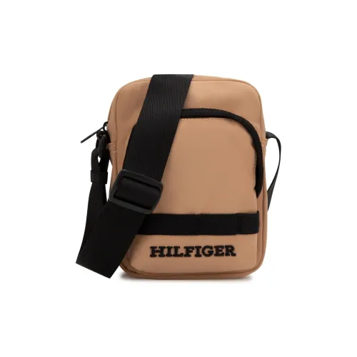 Tommy Hilfiger Polyester Crossbody Bag Medium Size Men's Khaki
