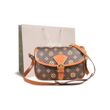 VANDEE PVC Crossbody Bag Small Size Women's Coffee