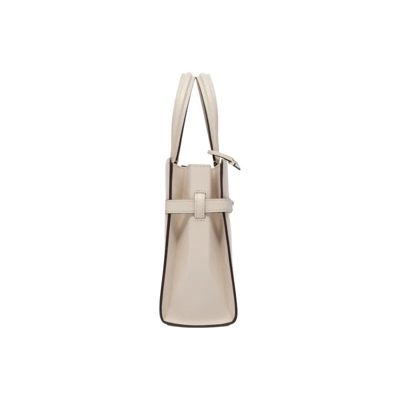 Delvau Tempête Calfskin Shoulder Bag Crossbody Bag Handbag Small Size Women's Greige-2