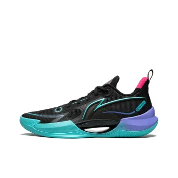 LiNing Super Light V2 Cushioning Wear Resistant Breathable Supportive Rebound Low Top Basketball Shoes Men's Black