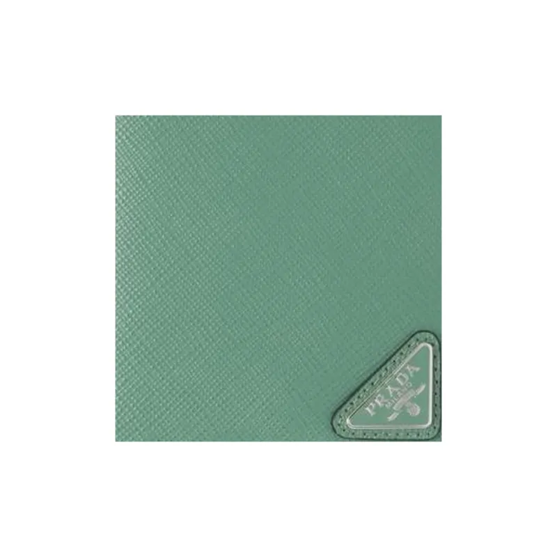 PRADA Saffiano Leather Wallet Men's Sage Green-4