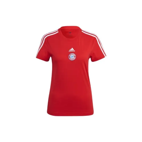 Adidas FC Bayern T-Shirts Women's Red