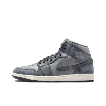 Jordan 1 Mid Distressed Smoke Grey Women's