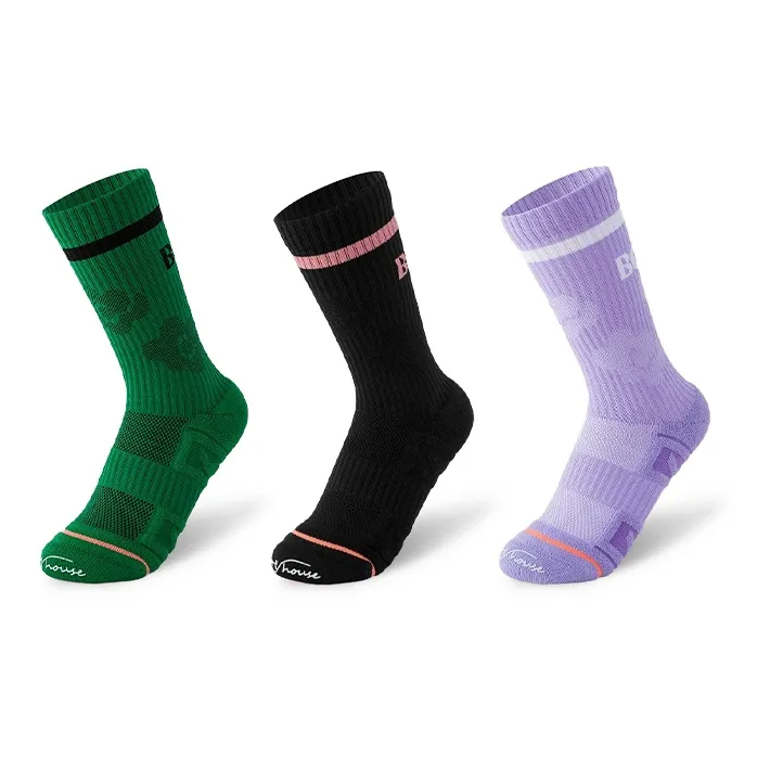 BENQU Basketball Socks Women's Combo Set-12