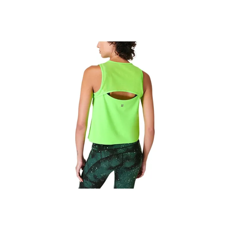 Sweaty Betty Swifty Collection Tank Tops Women's Neon Green-1