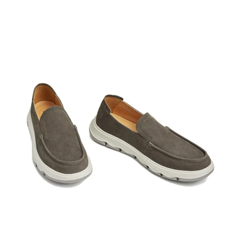 TATA Dress Shoes Men Low Top Solid Color-5
