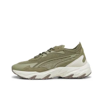 PUMA Injector Knit Arid Desert Cushioning, Wear Resistant Low Top Casual Shoes Men's Green