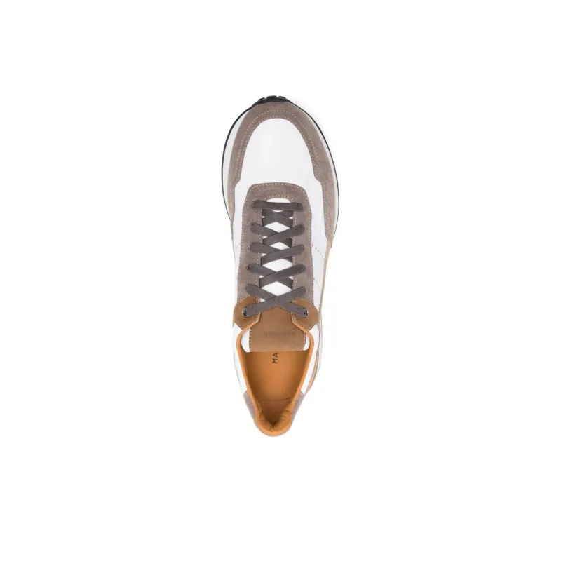 Magnanni Leather-panelled Low-top Sneakers-4