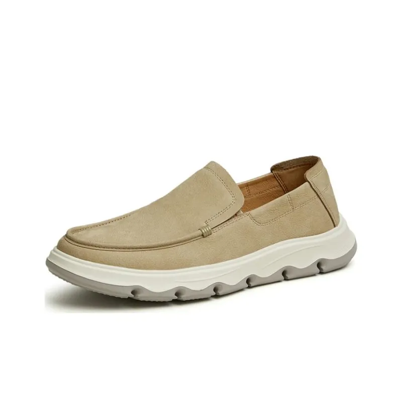 TATA Dress Shoes Men Low Top Solid Color-8