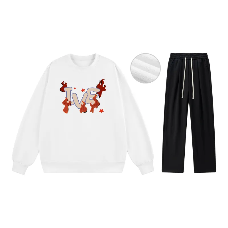 IVEIII Sweatshirt Sets Unisex-3