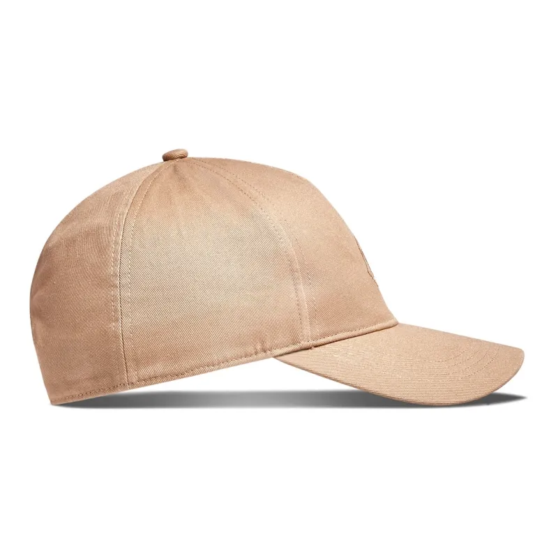 Moncler Cotton Baseball Caps Women's Khaki-1