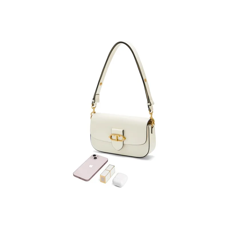 Tata PU Shoulder Bag Regular Women's Apricot/Beige-9