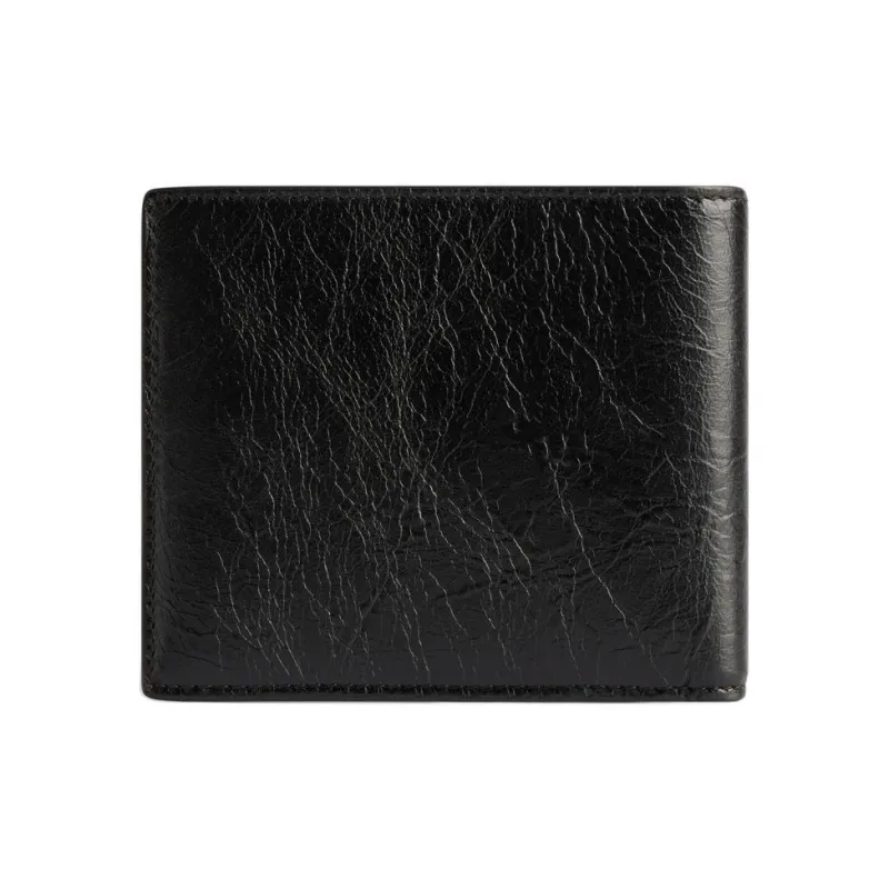 Balenciaga Lambskin Wallet Men's Black & White-1