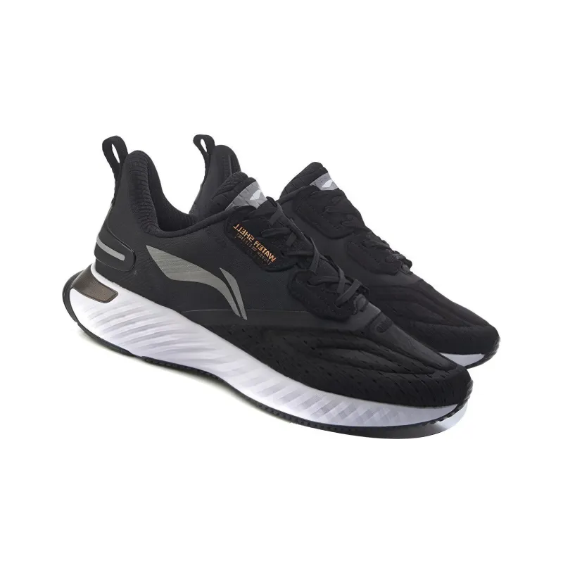 LINING Cloud Five Generations SHIELD Running Shoes Men Low-Top Black-4
