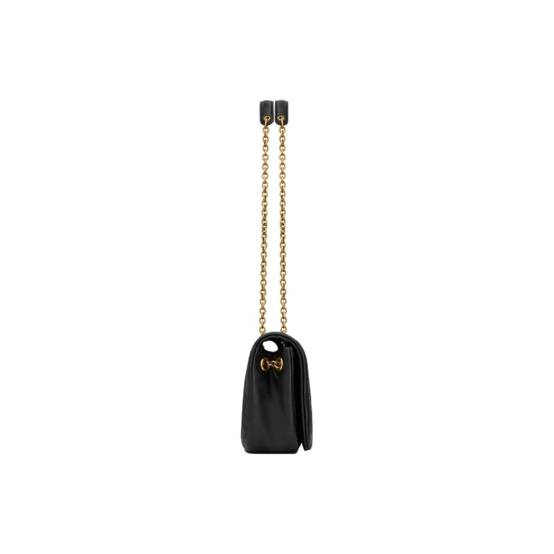 SAINT LAURENT Jamie Sheepskin Crossbody Bag, Shoulder Bag Women's Black-2