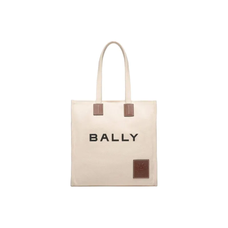 BALLY Canvas Canvas Bag One Shoulder Handbag Regular Women's White-0