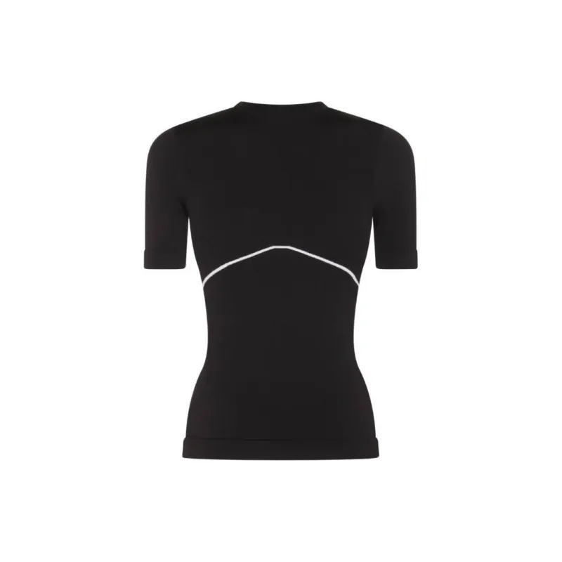OFF WHITE Seamless Ss T shirt Black/White-1