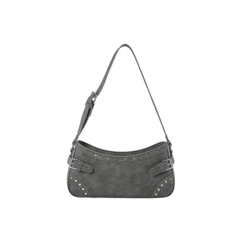 Jade En Plus PU Shoulder Bag Handbag Regular Women's Black/Ecru/Light Blue/Dark Blue-12