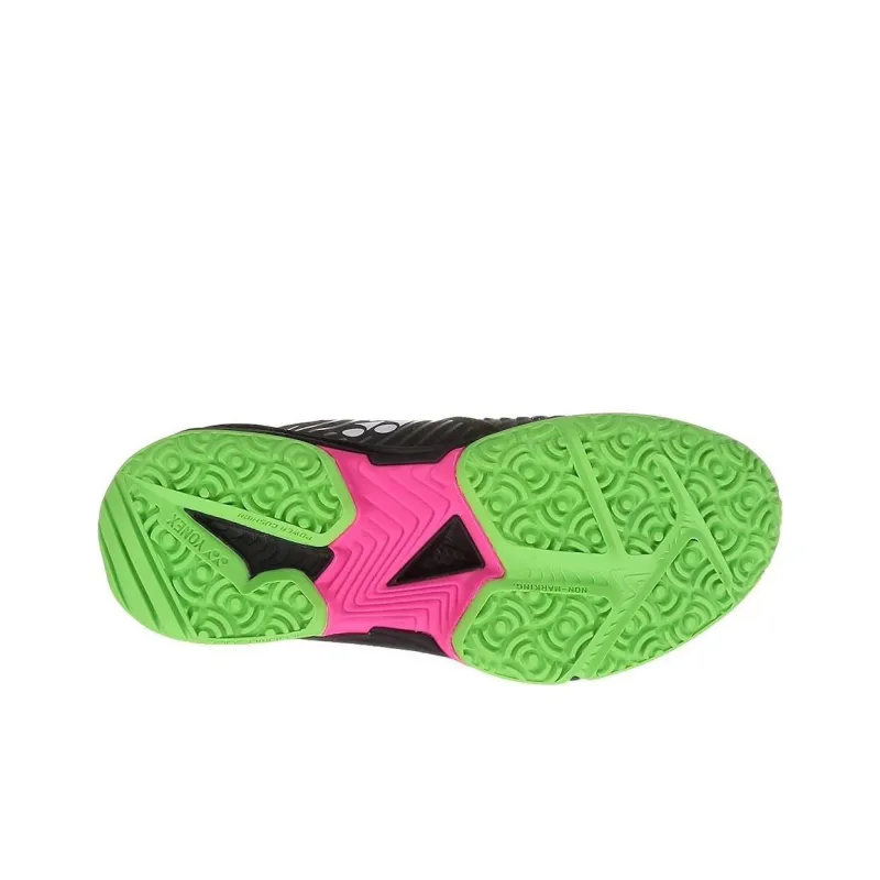 YONEX Anti Slip Wear Resistant Low Top Casual Shoes Men's Black Green-3