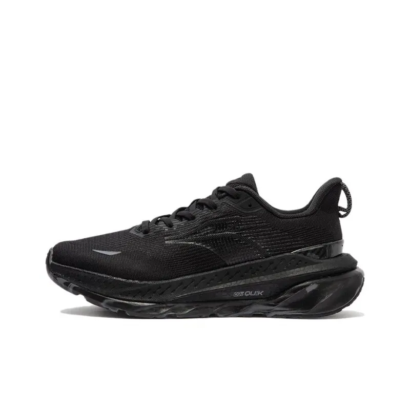 361° Cushioning Anti Slip And Wear Resistant Low Top Running Shoes Men's Black-0