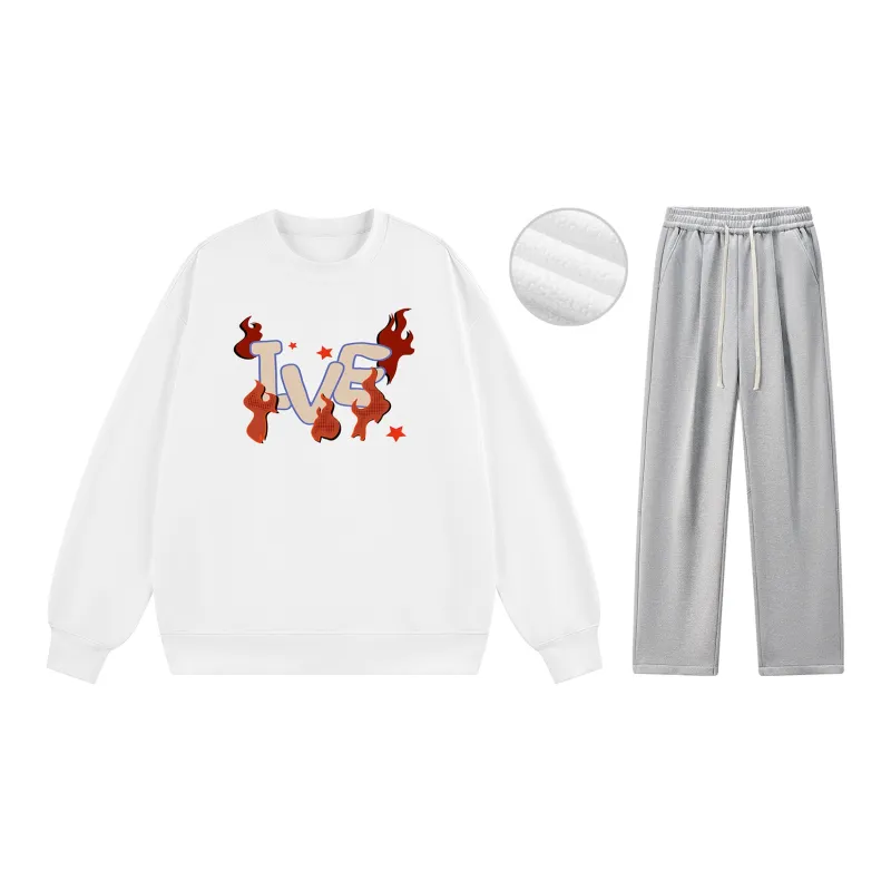 IVEIII Sweatshirt Sets Unisex-20