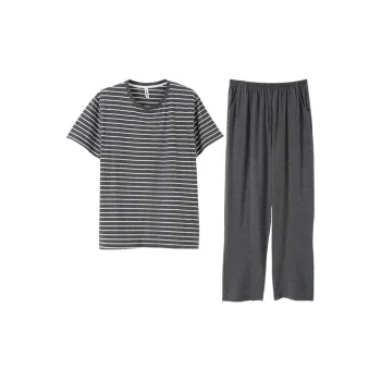 WOLFSFUL Pajama Set Men's Dark Heather Gray
