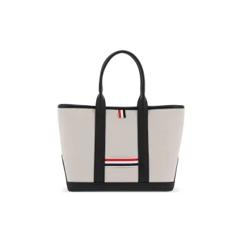 THOM BROWNE RWB Stripe Detailed Top Handle Bag