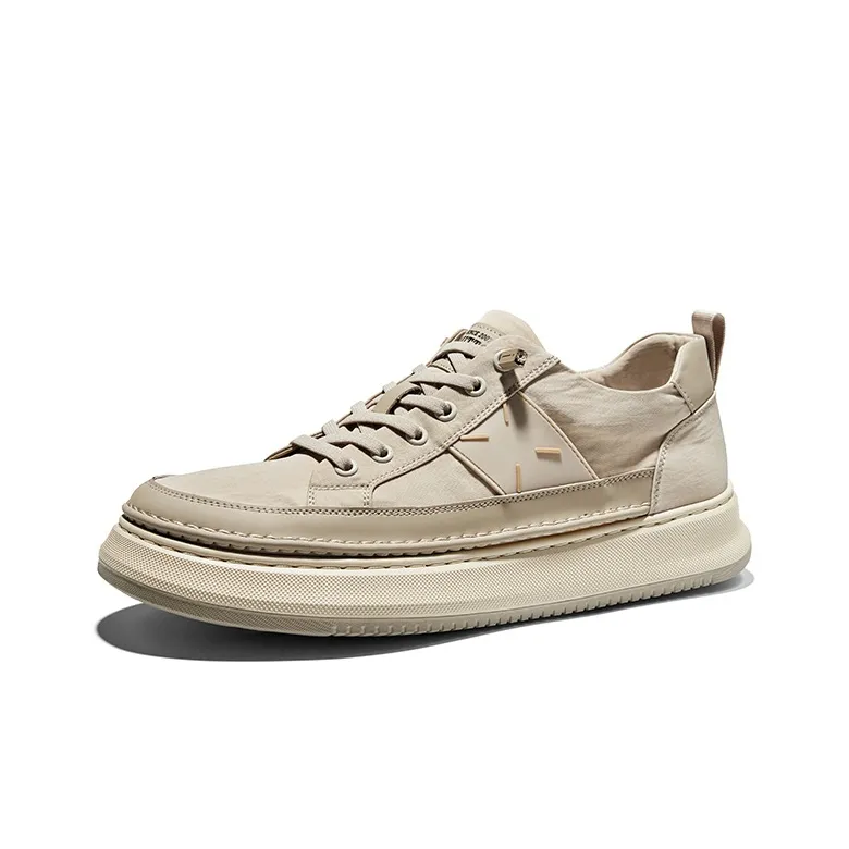 Hautton Jeans Abrasion Resistant Low Top Skateboard Shoes Men's-5