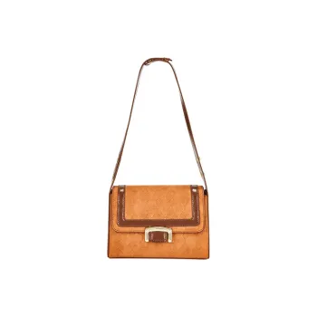 JANE KLAIN Synthetic Leather Shoulder Bag Regular Women's Dark Khaki