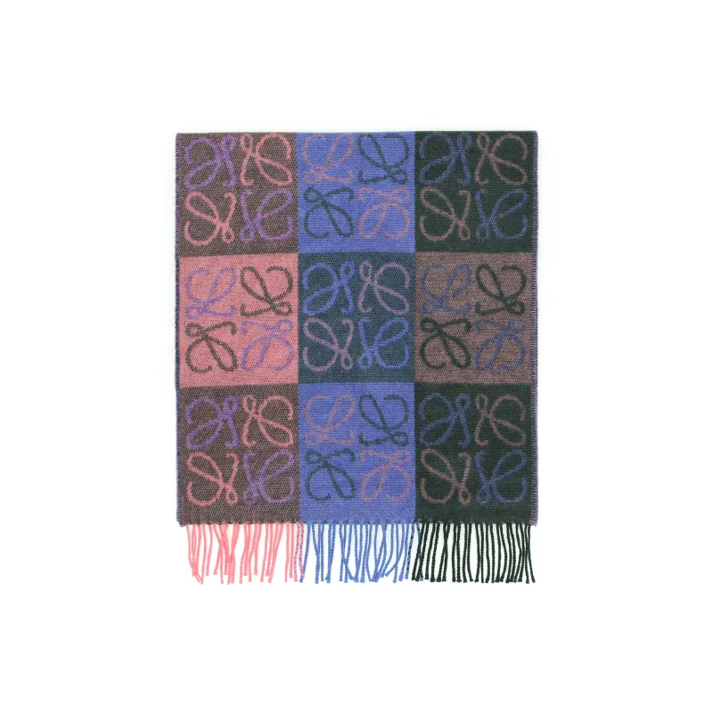 LOEWE Anagram Knit Scarves Unisex-2