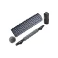 45cm Fishbone Pattern Four-Piece Set Gray