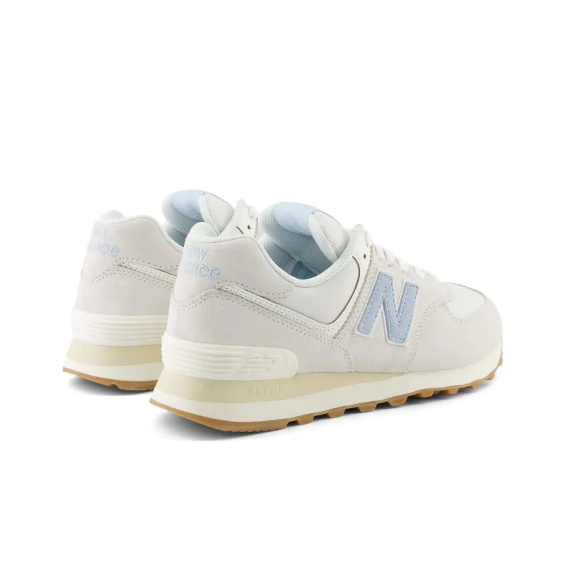 New Balance 574 Beige Ecru Blue Angora Women's-3