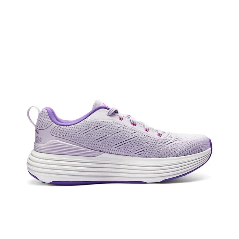Skechers Anti Slip And Wear Resistant Breathable Low Top Casual Shoes Women's White Purple-1