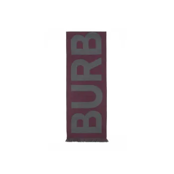Burberry Wool Sport Jacquard Logo Scarf