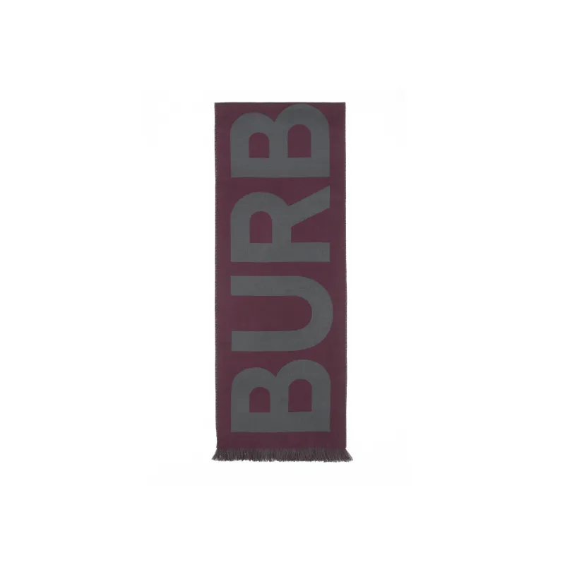 Burberry Wool Sport Jacquard Logo Scarf-0