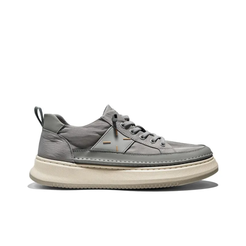 Hautton Jeans Abrasion Resistant Low Top Skateboard Shoes Men's-11