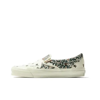 END. X Noma T.D. x Vans Slip-on OG Anti-Slip Wear-Resistant Low-Top Skateboard Shoes Men's White Black