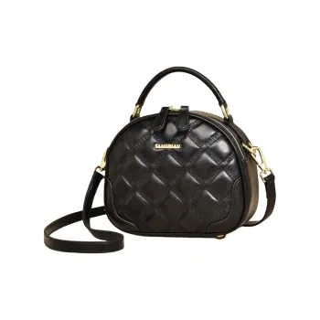 Versman PU Shoulder Bag, Crossbody Bag, Handbag Women's Beige & Card/Classic Black