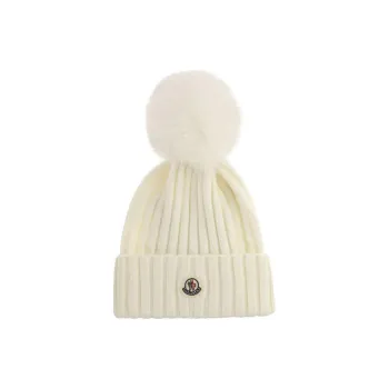 Moncler Logo Patch Beanie