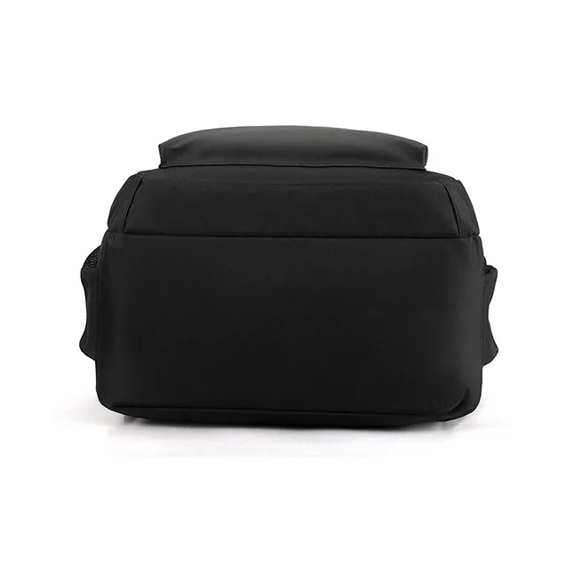GKY Oxford Backpack Medium Size Men's Black & Gray & Blue-2