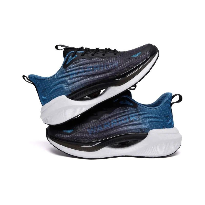 WARRIOR Running Shoes Men Low Top Dusty Blue Light Blue \ Gray Blue \ Lake Blue Black-13