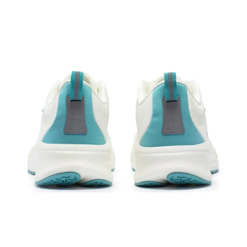 361° Flying Wing Cushioning Low Top Running Shoes Men's White Cyan-3