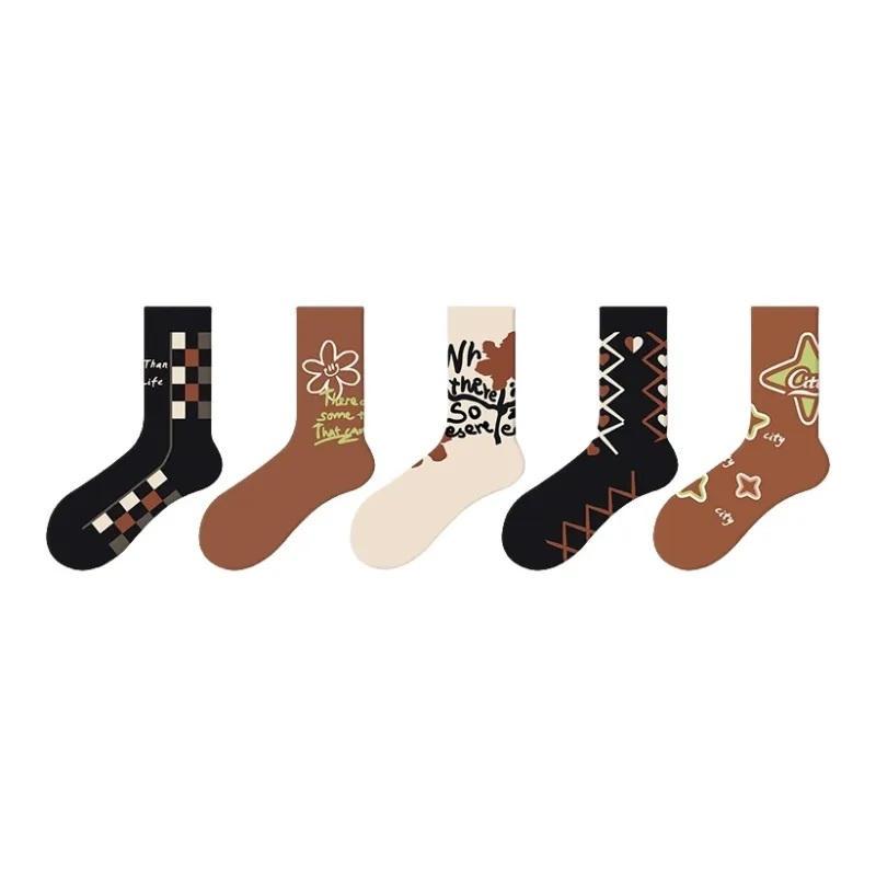 Youle Box Mid-Calf Socks Unisex-22