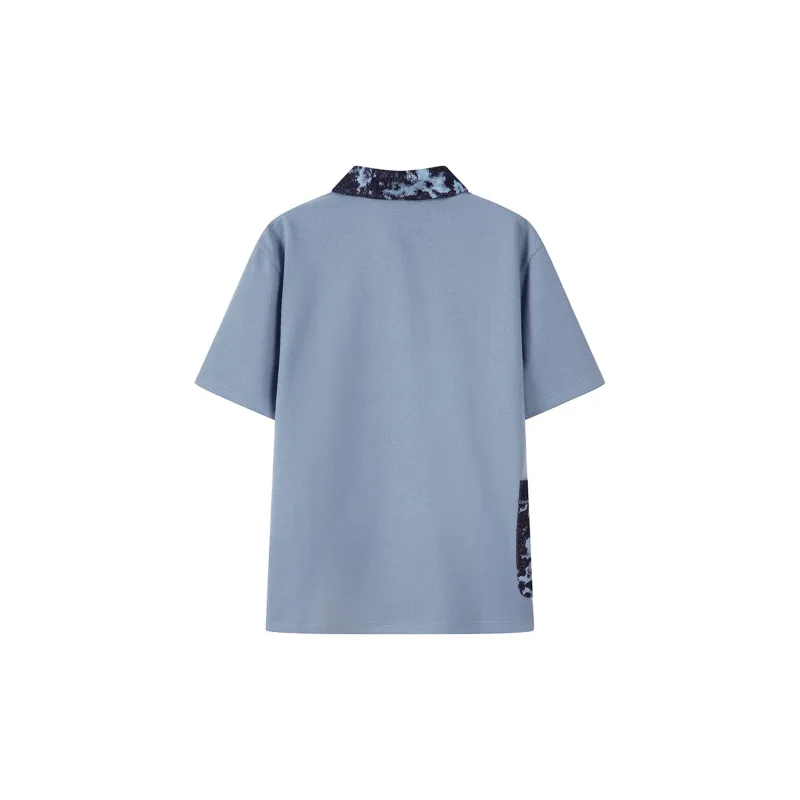 DAVID NAMAN T Shirts Men Light Blue-1