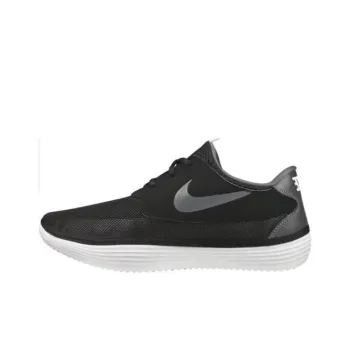 Nike Solarsoft Moccasin Black Dark Grey