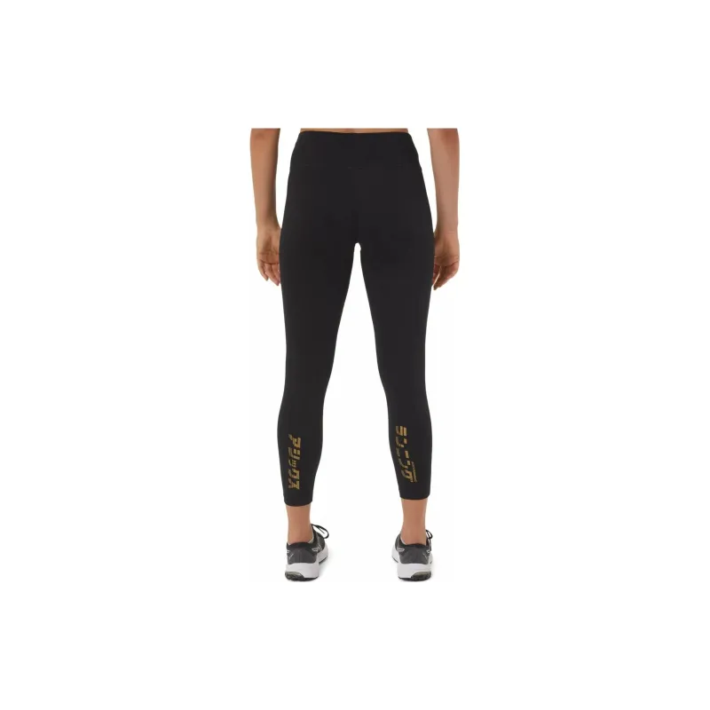 Asics KATAKANA CROP TIGHT Sports Pants Women's Black-1