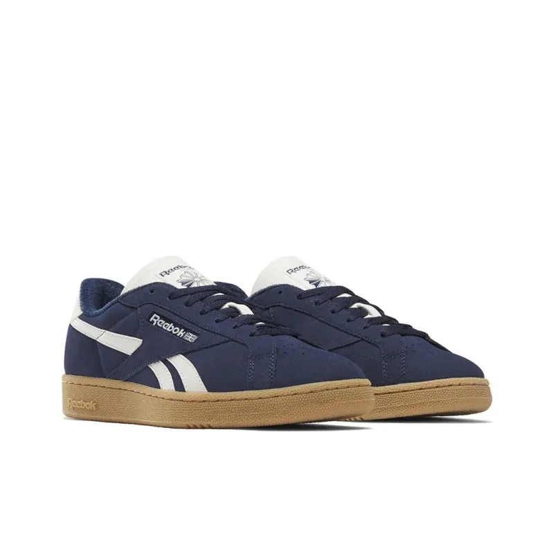Reebok Club C GROUNDS Slip Resistant Shock Absorbers Low Top Skateboard Shoes Unisex Blue White-2