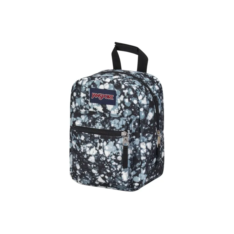 JanSport Recycled Polyester Lunch Bag Handbag Unisex White & Black-1