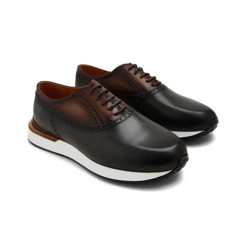 Magnanni Low-Top Casual Shoes Men's Black-3